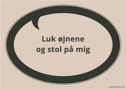 Luk øjnene og stol på mig - Bo Berget